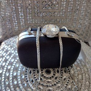 Nordstrom evening satin crossbody clutch